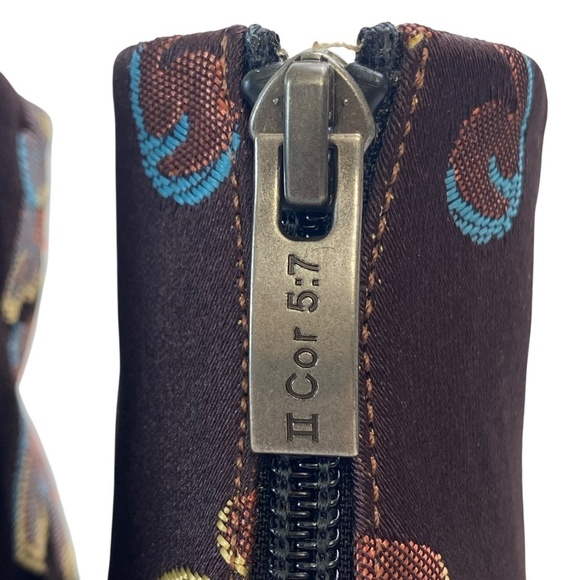 ROCKWELL THARP Signed Brocade Booties Chocolate Gold Turquoise Size 38 - Picture 6 of 11